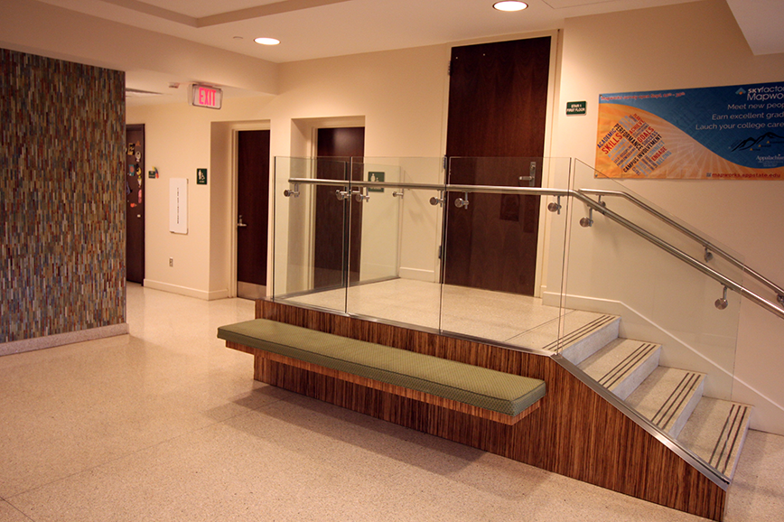 Cone Hall main lobby stairway