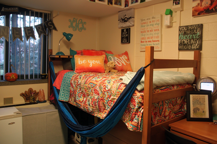 Cone Hall decorated student room