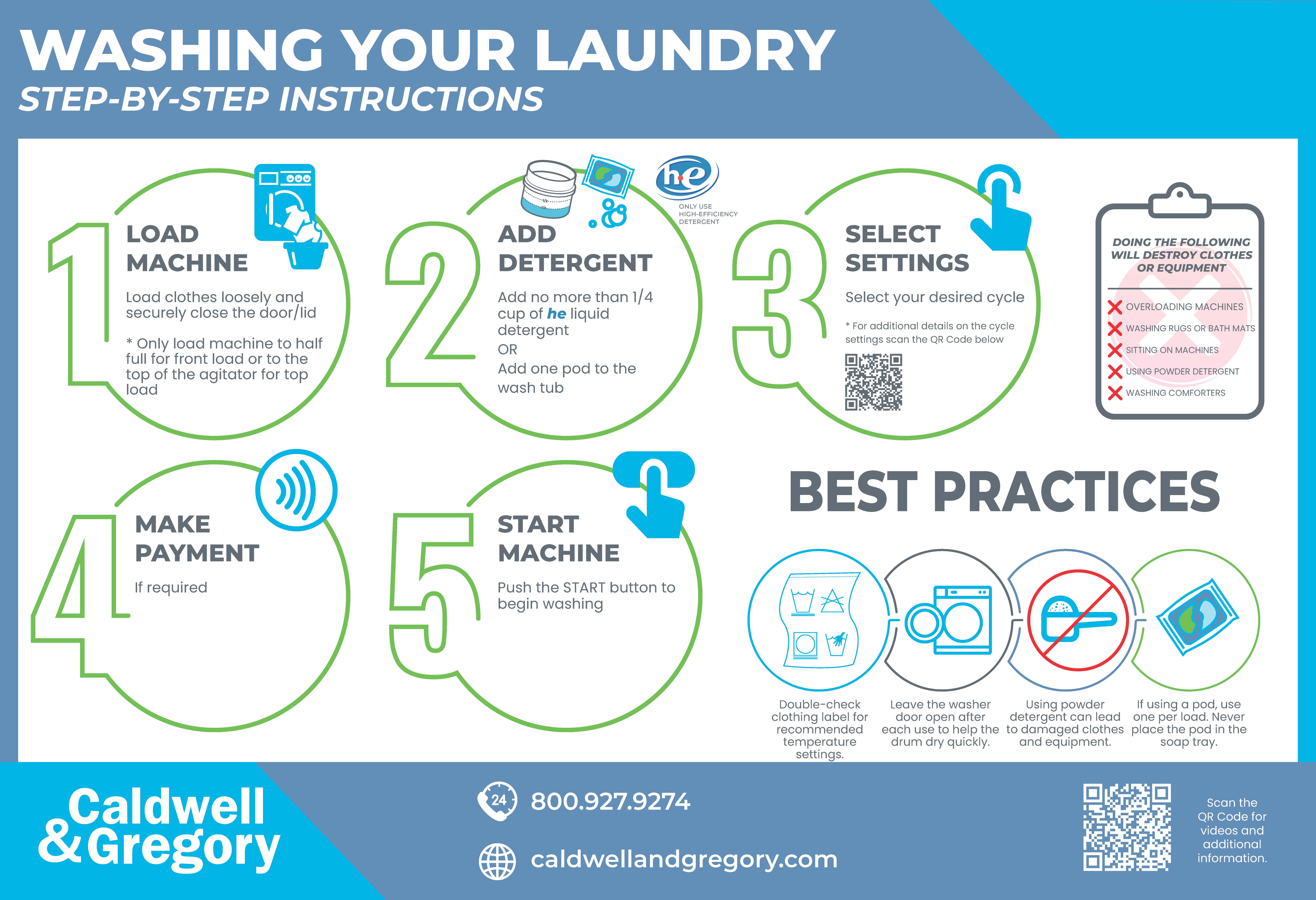 Washer Instructions 1